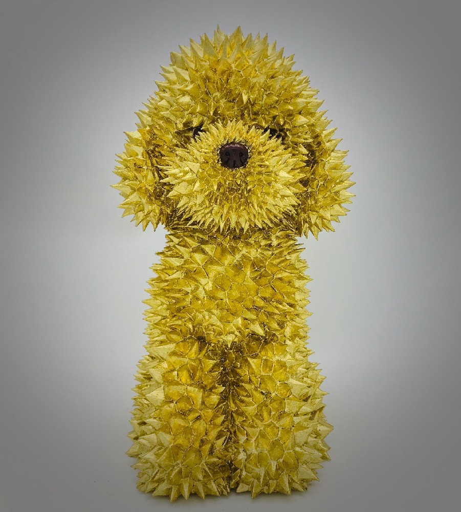 Love Me II 铸铜贴金 29x20x38cm 2018