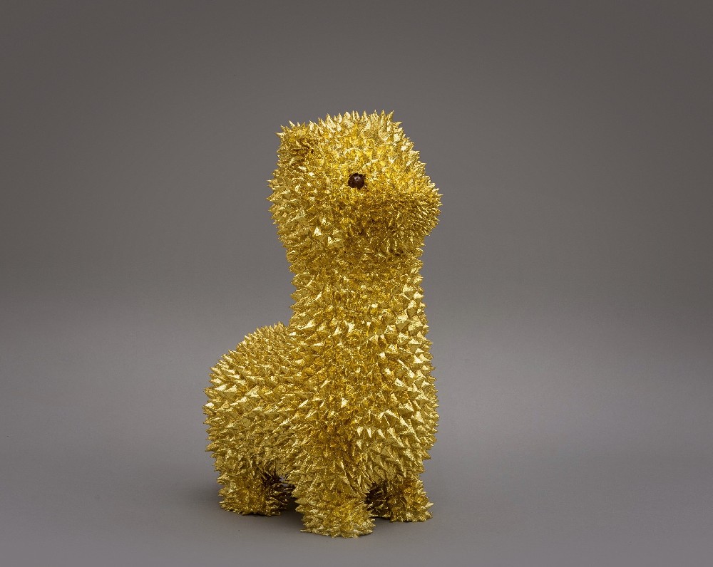 Alpaca 铸铜贴金 25x17x50cm 2019