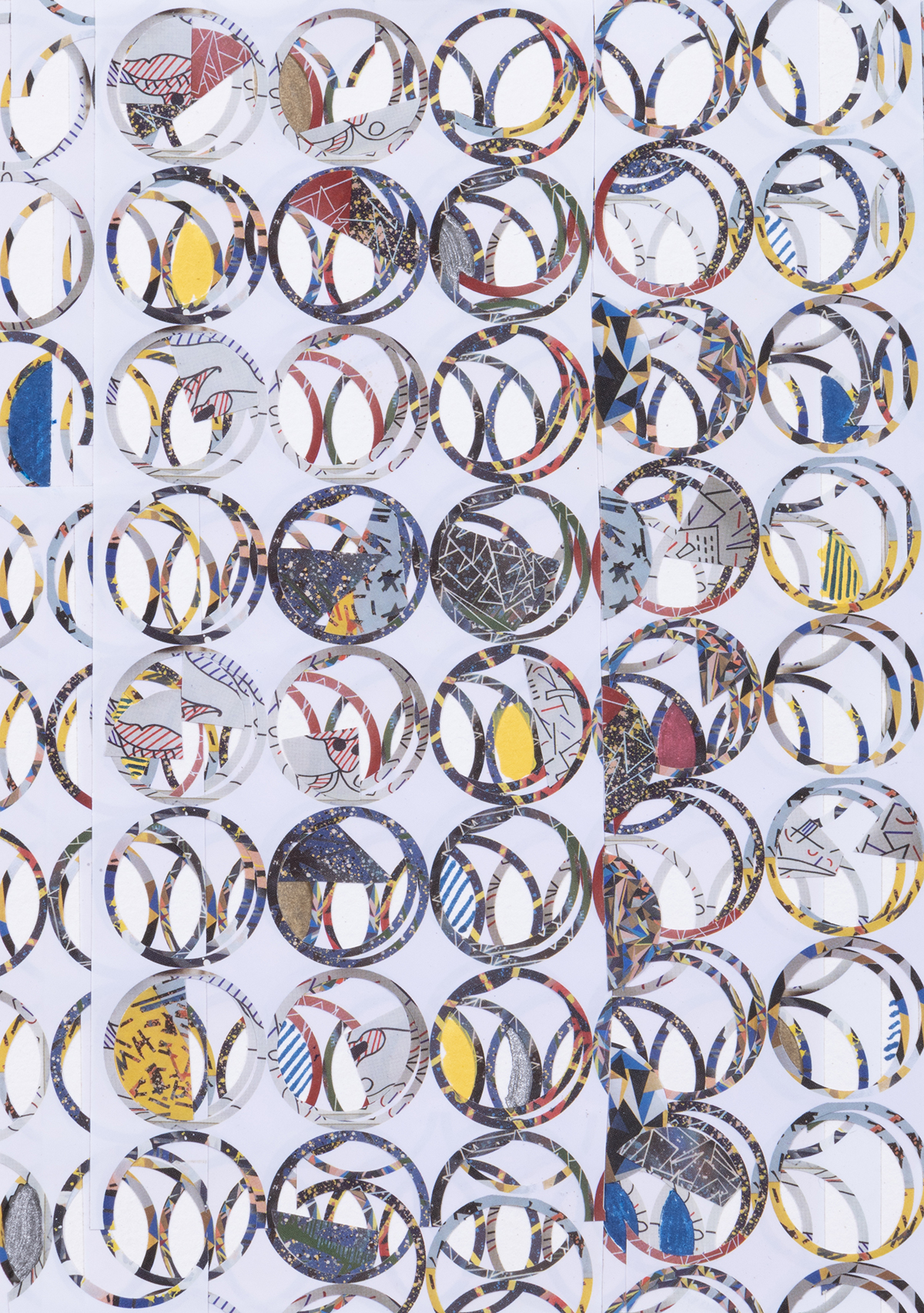 1555 金属颜料丙烯等综合材料于纸上 13×19cm 2023