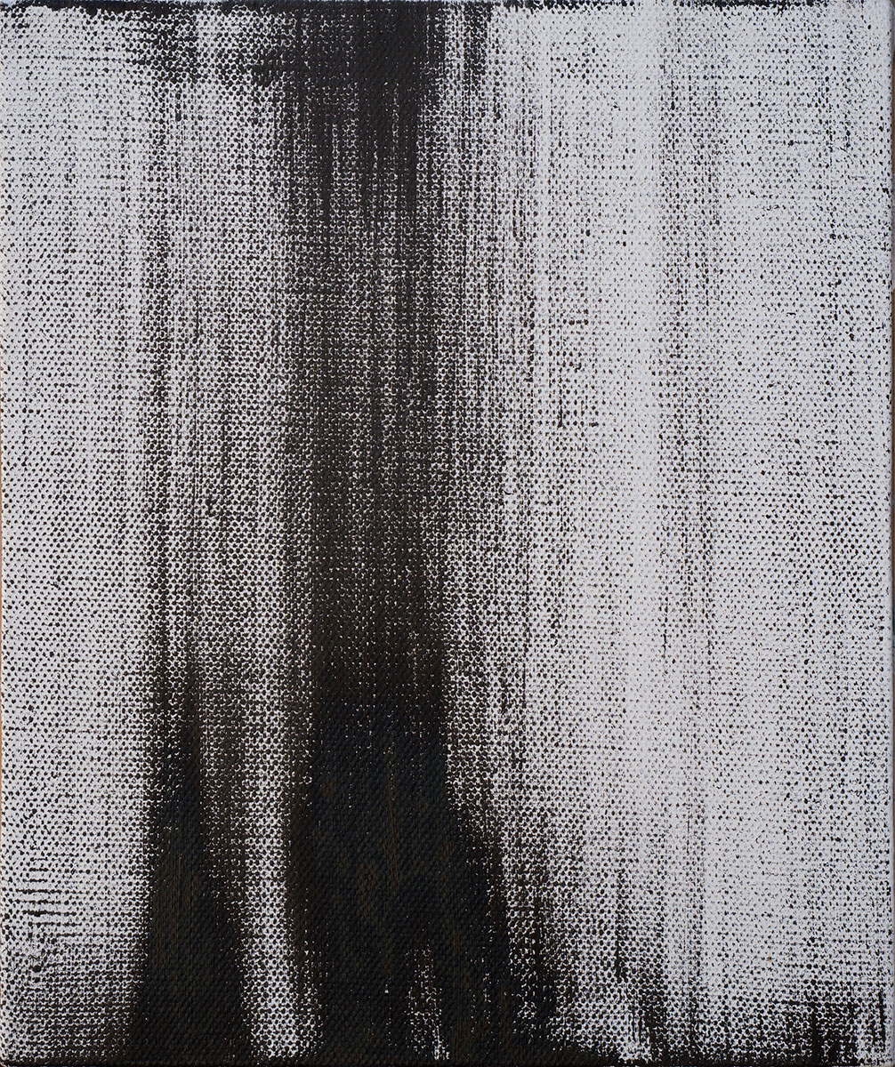 枯笔痕 布面油彩 25X30cm 2019