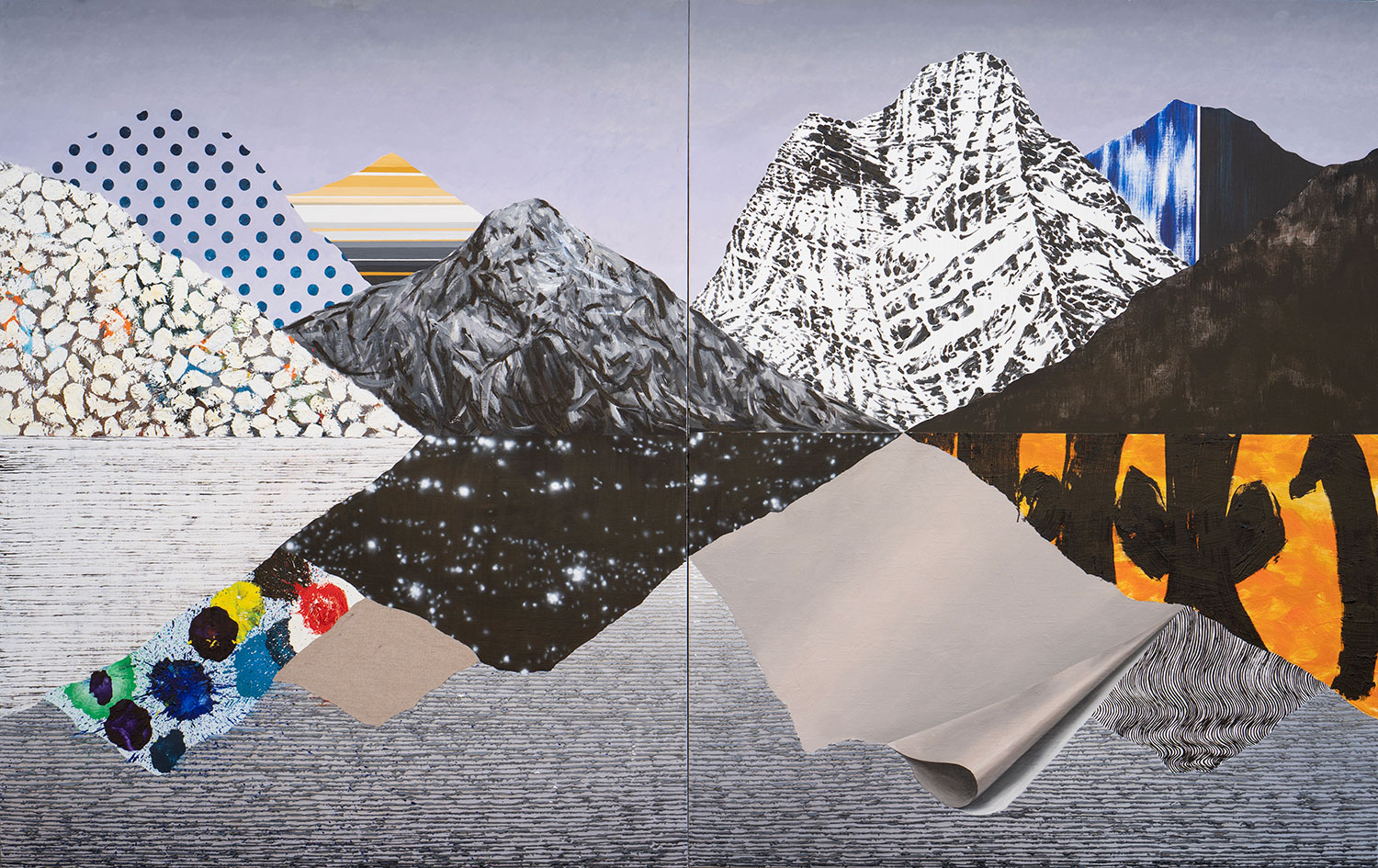 遥远的注视 布面油彩 150x240cm 2023