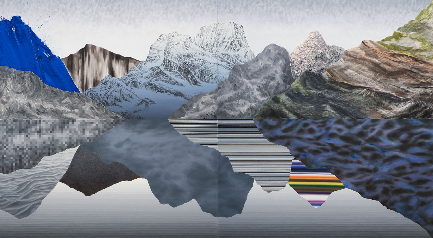 回应 布面油彩 200x360cm 2020