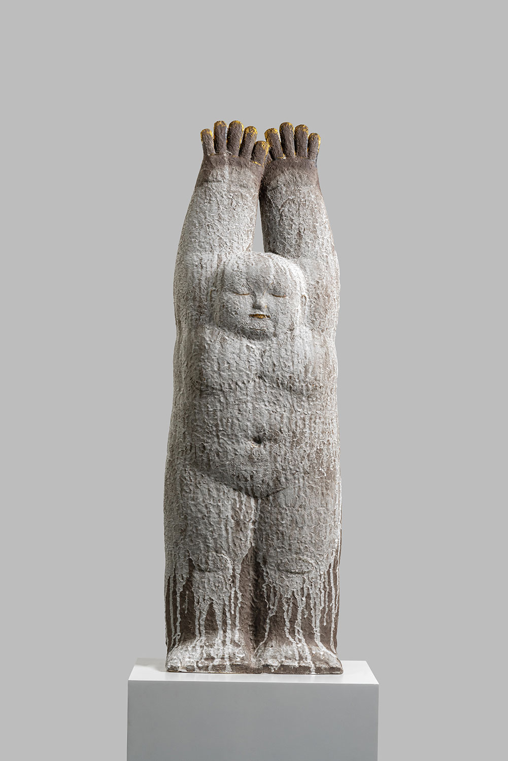 向上生长 陶 40x22x115cm 2025